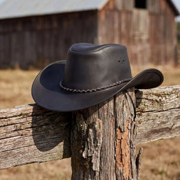 Blackthorn Rider- Men’s Leather Hat