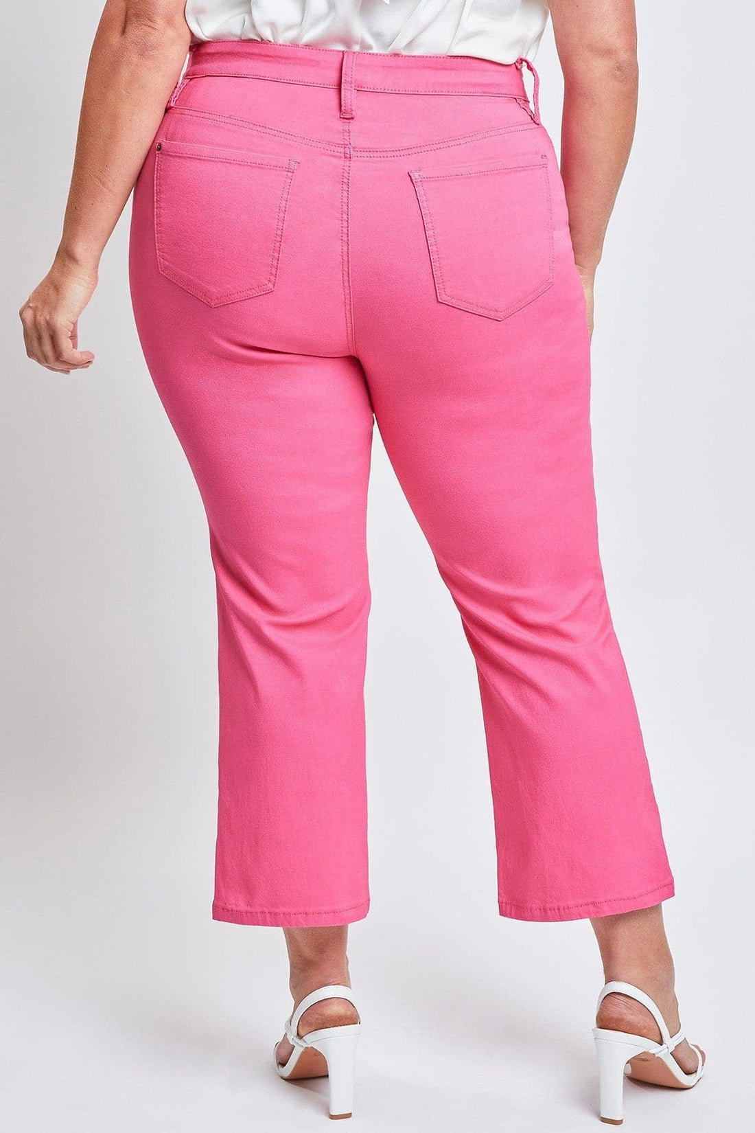 Women's Plus Hyperstretch Cropped Wide Leg Pants