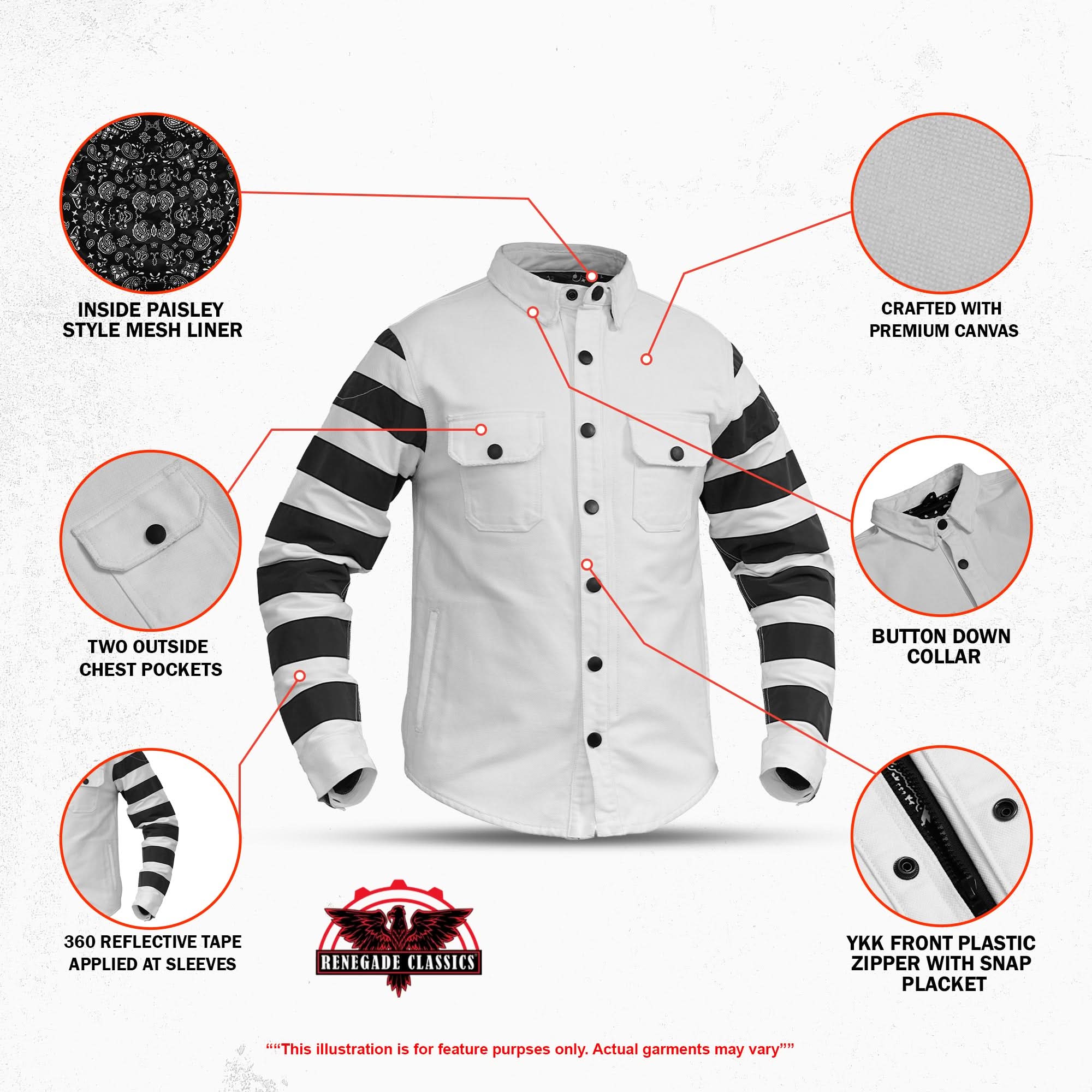 Stripelock Men’s Canvas Shirt