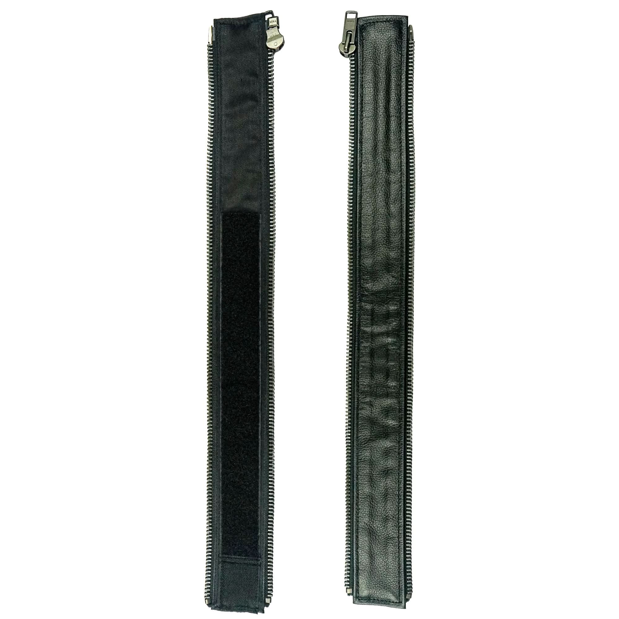 VXP502 Men's Black Universal Vest Expander Panel with Gun Metal Zip # 10 vest expanders Renegade Classics