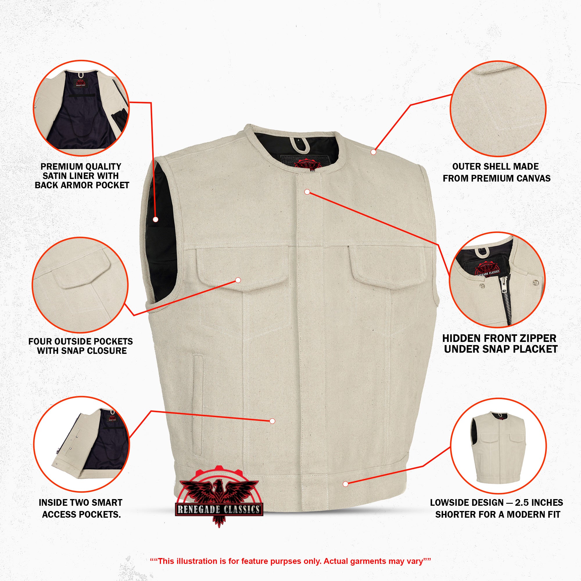 Rustmark Blaze Menâ€™s Canvas Vest