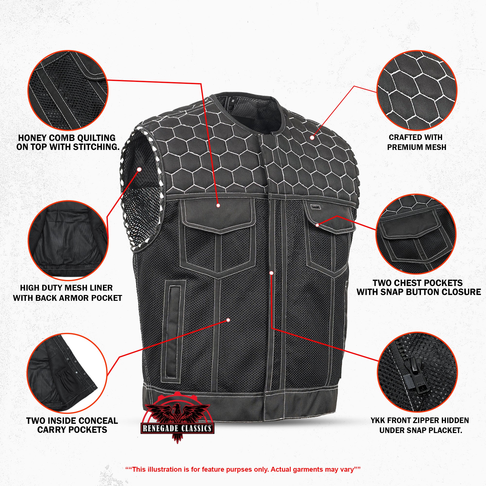 Zenthor Lowcut Men's Mesh Vest
