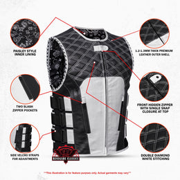 Striden Men's Leather Vest