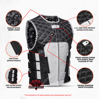 Striden Men’s Leather Vest