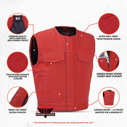 Rustmark Blaze Menâ€™s Canvas Vest