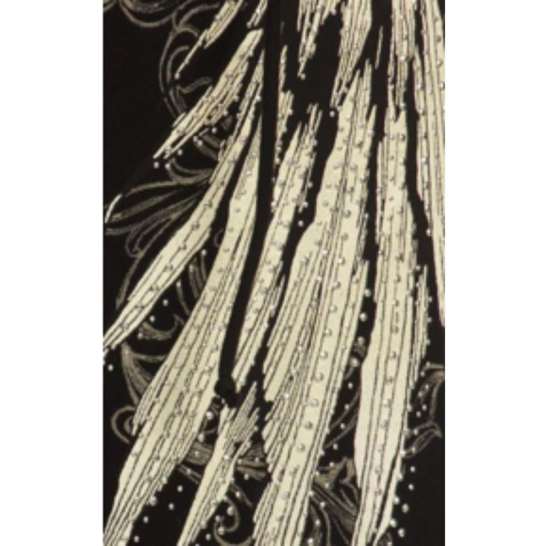 Women’s BLACK Oversized Angel Wing Tank Top Women's Shirts PLATINUM PLUSH
