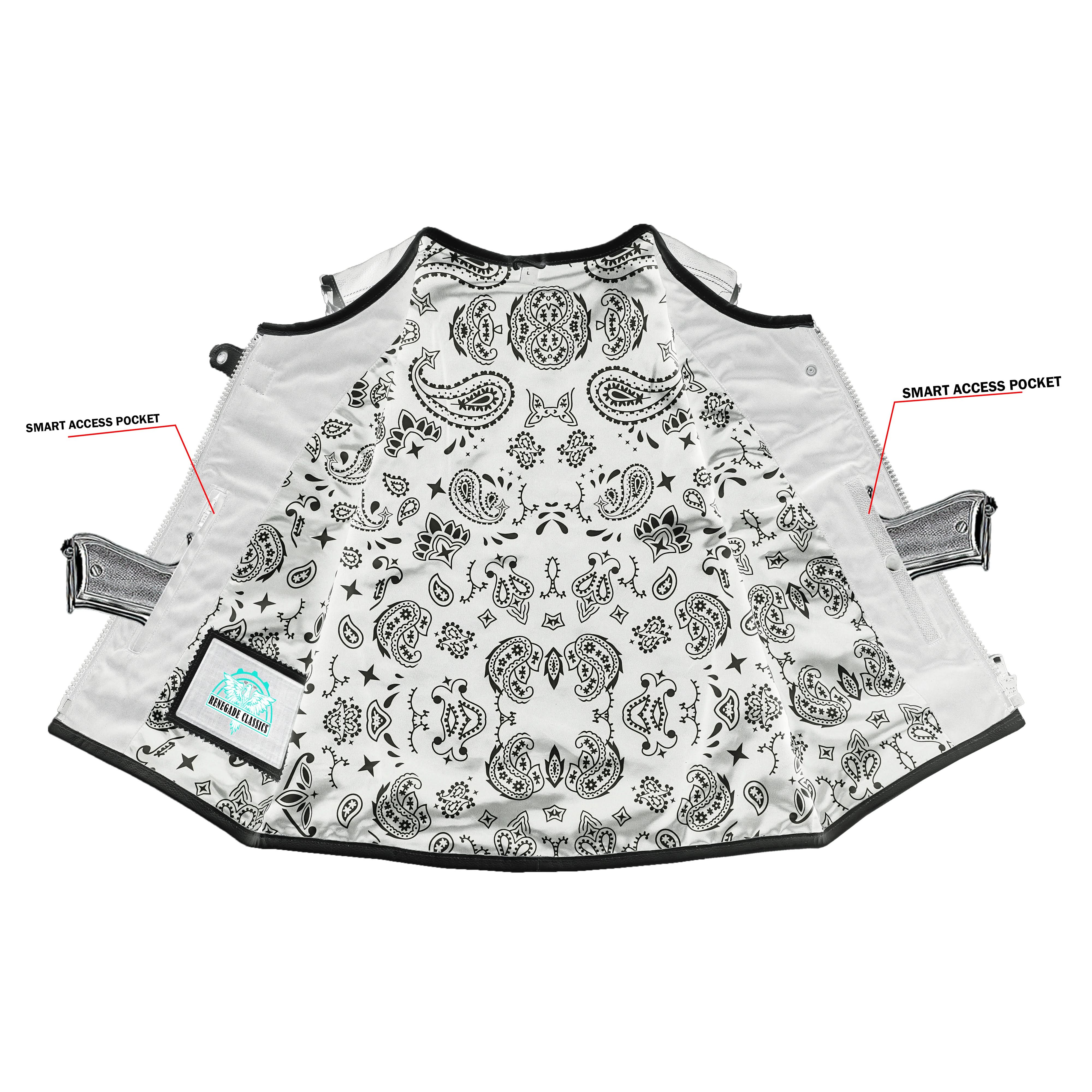 Zephyra Women's Leather Vest