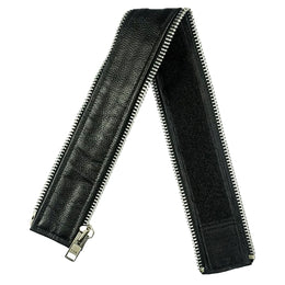 VXP501 Men's Black Universal Vest Expander Panel with Silver Aluminum Zip vest expanders Renegade Classics