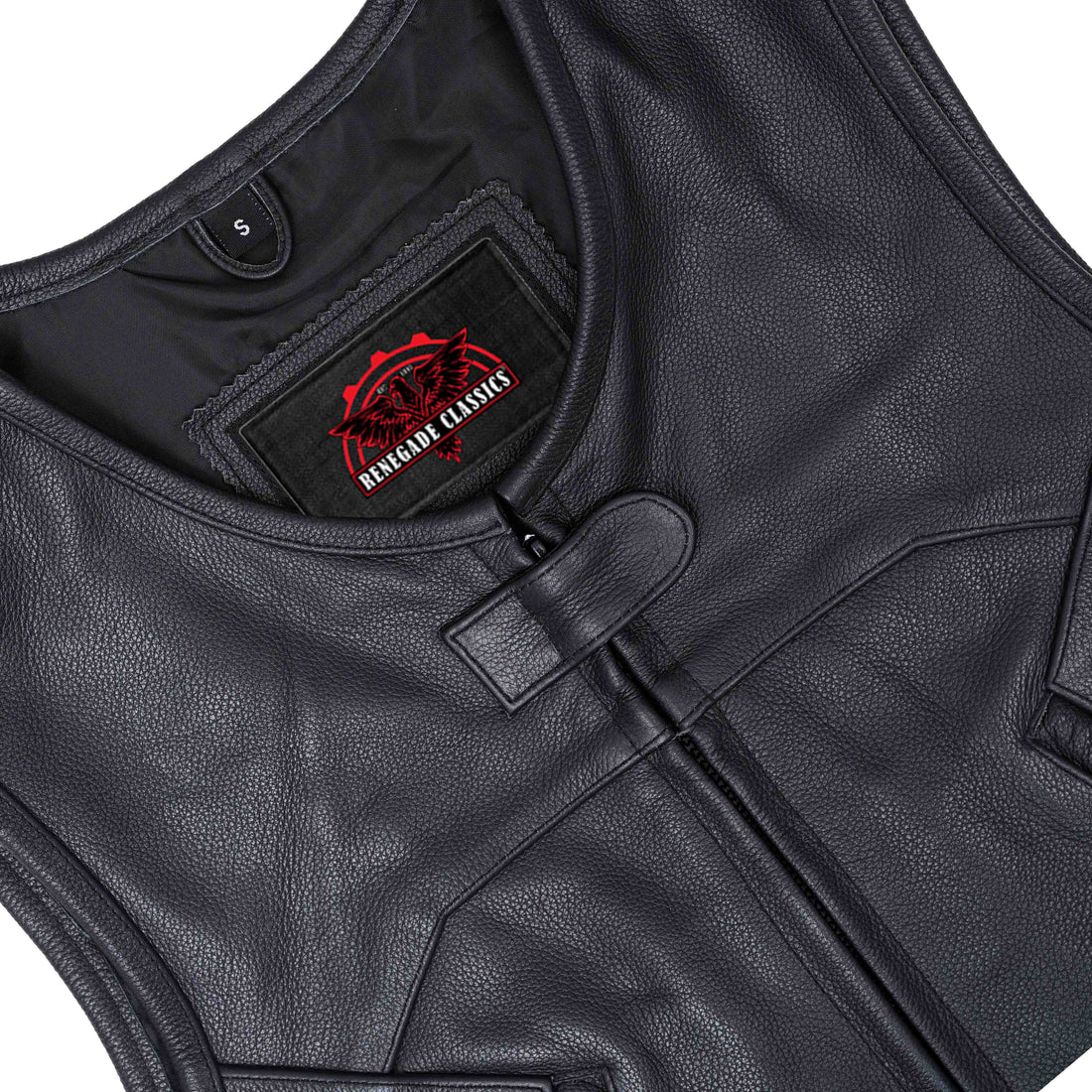 Urbella Women's leather motorcycle vest