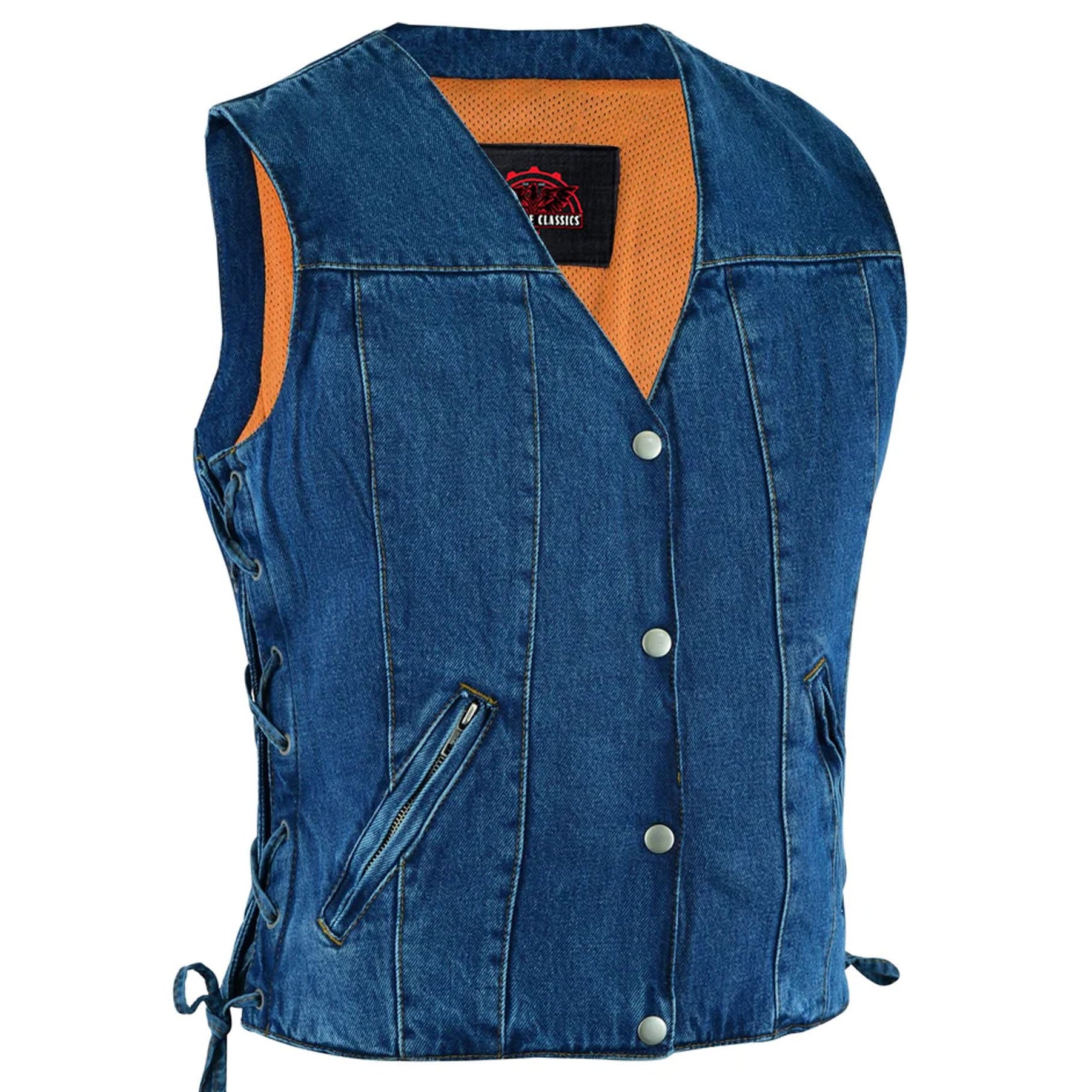 Blue Rider womens denim vest