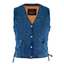 Blue Rider womens denim vest