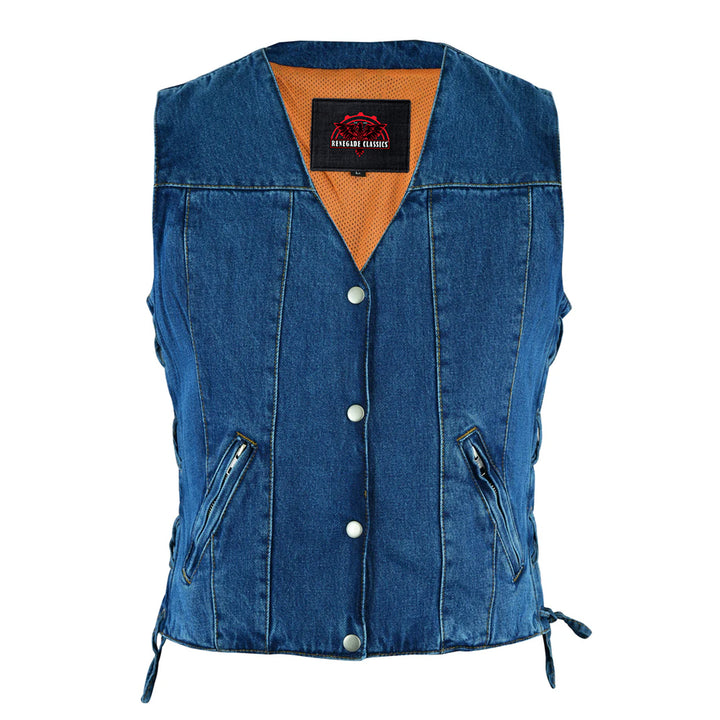 Blue Rider womens denim vest