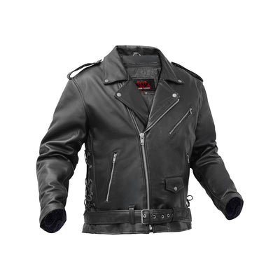 Freedom Rider Black Men's Leather Jacket