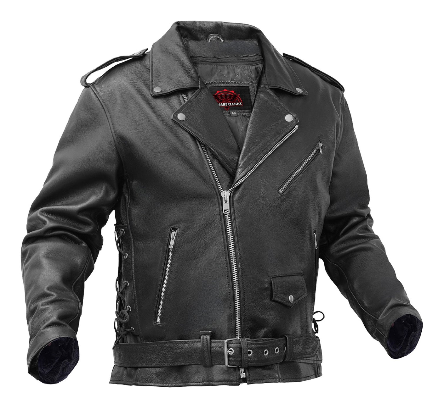Freedom Rider Black Men's Leather Jacket