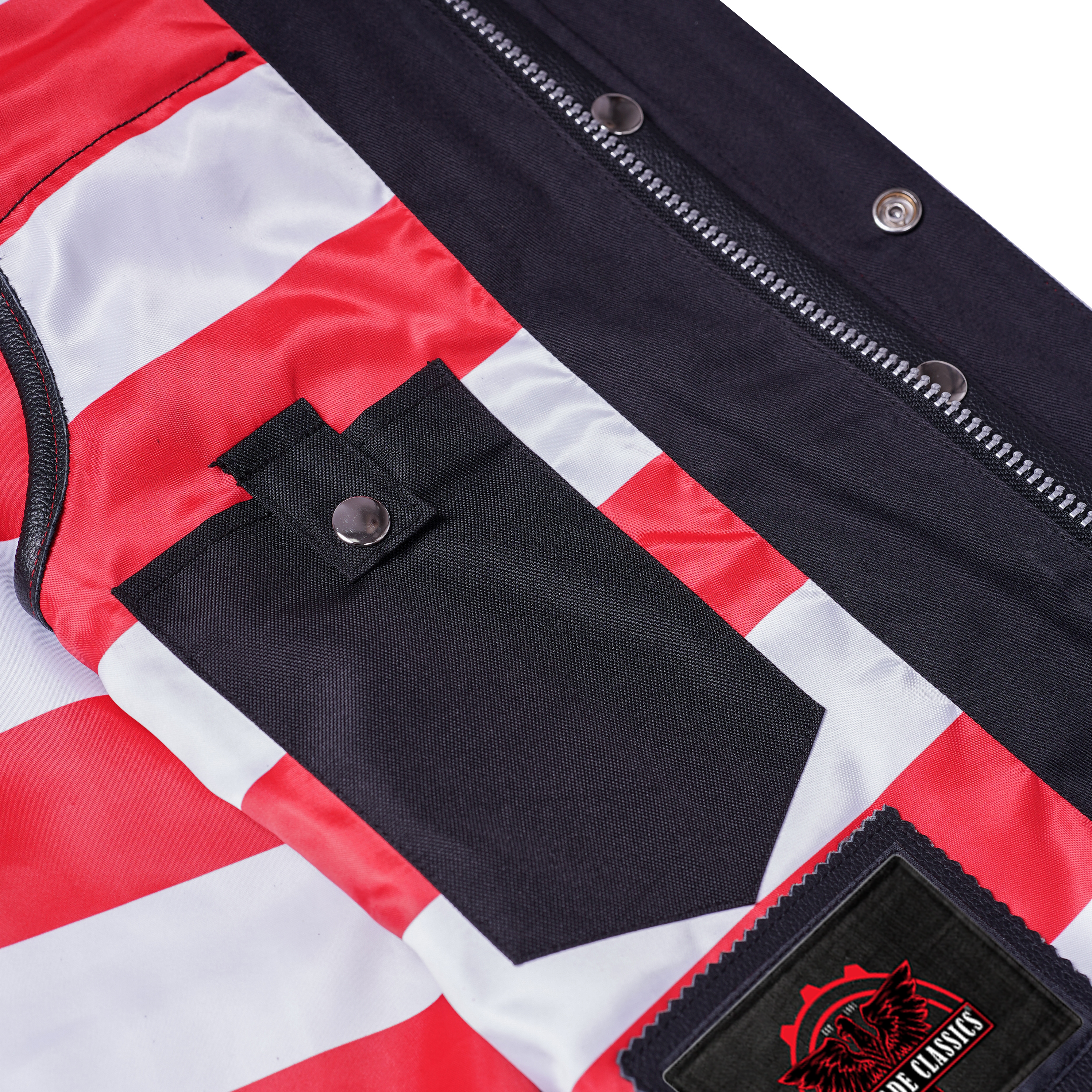 Pride Men's Leather Motorcycle Vest