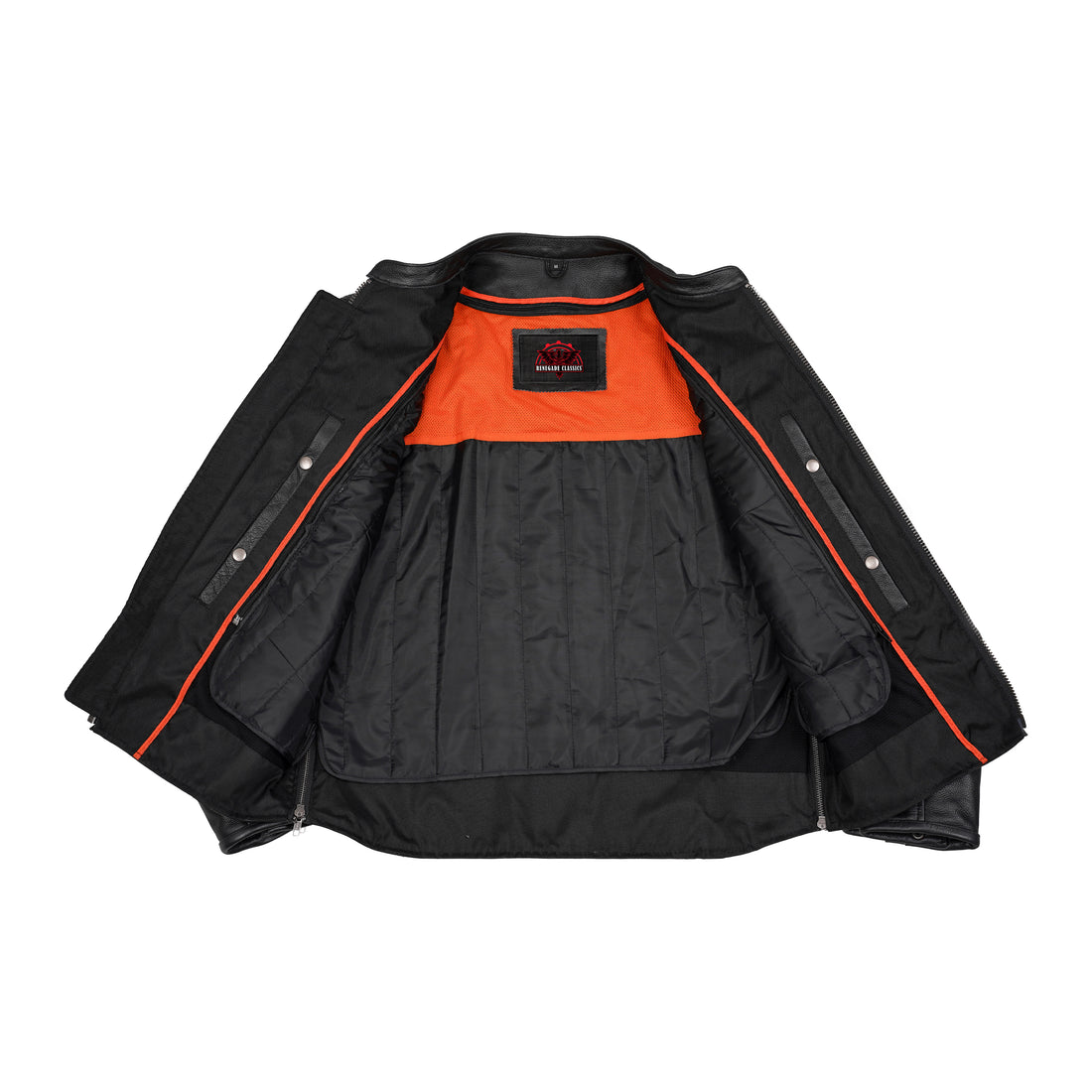 Ashster Leather Motorcycle Jacket