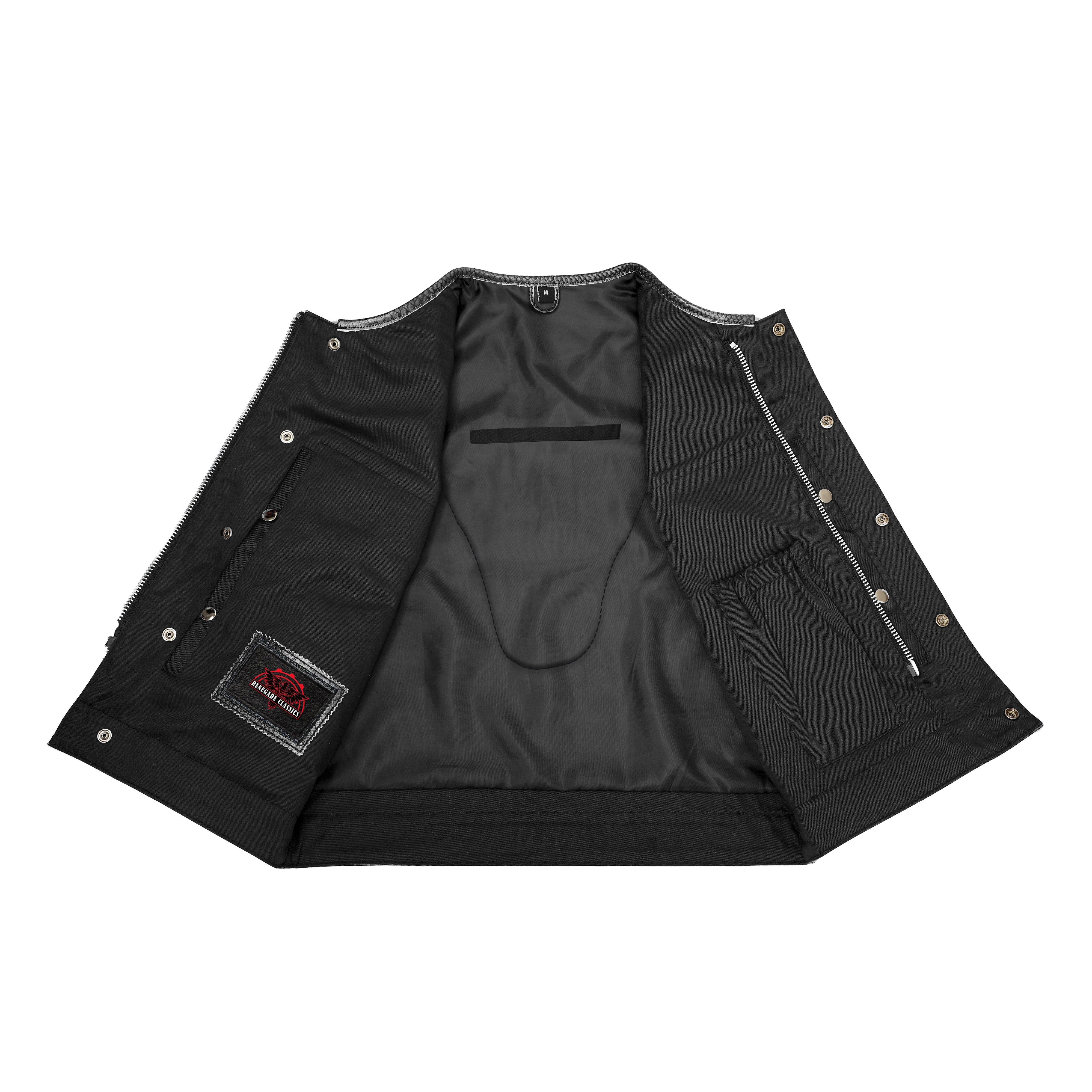 Leather Fang Men's Leather Vest