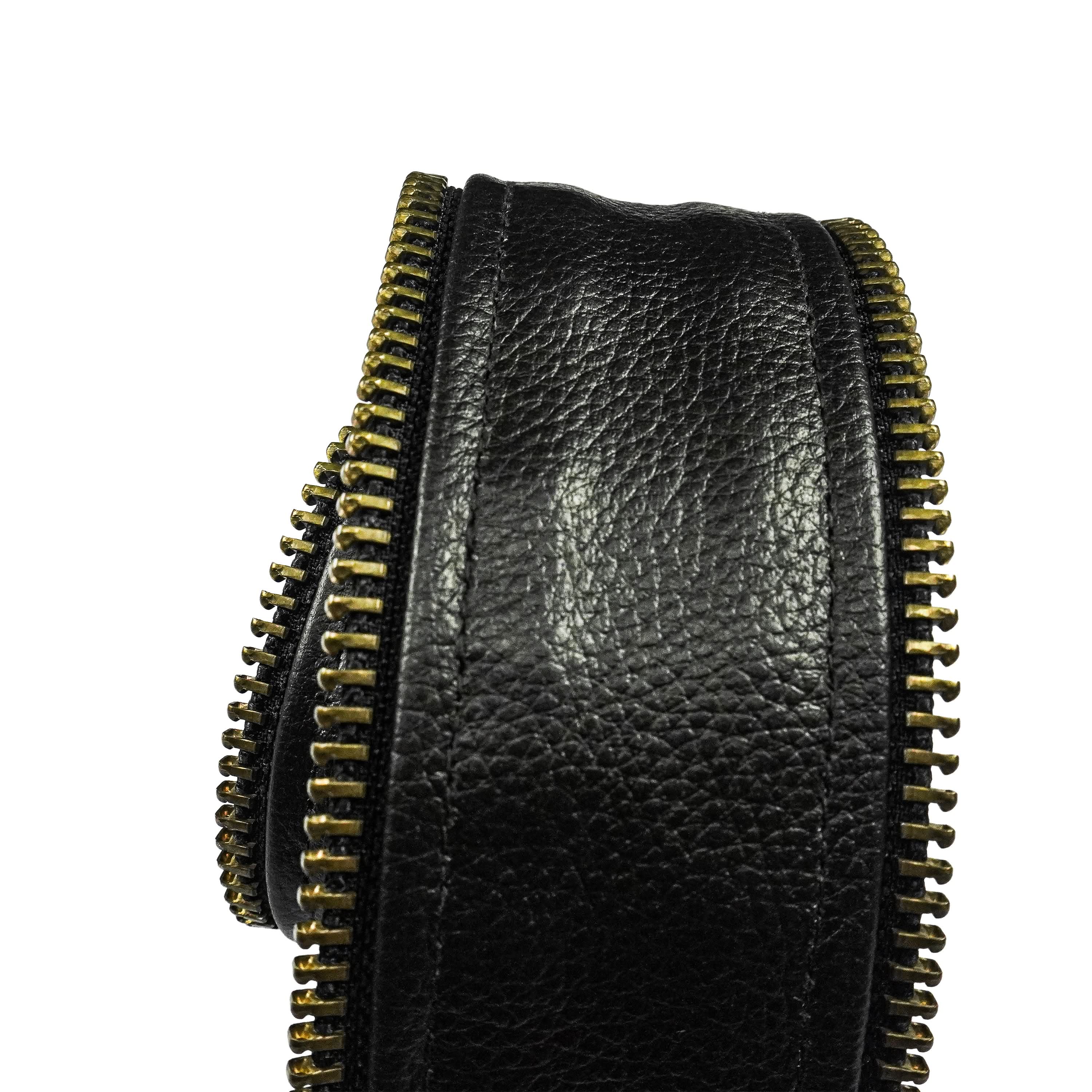 VXP504 Men's Black Universal Vest Expander Panel with Antique Zip vest expanders Renegade Classics