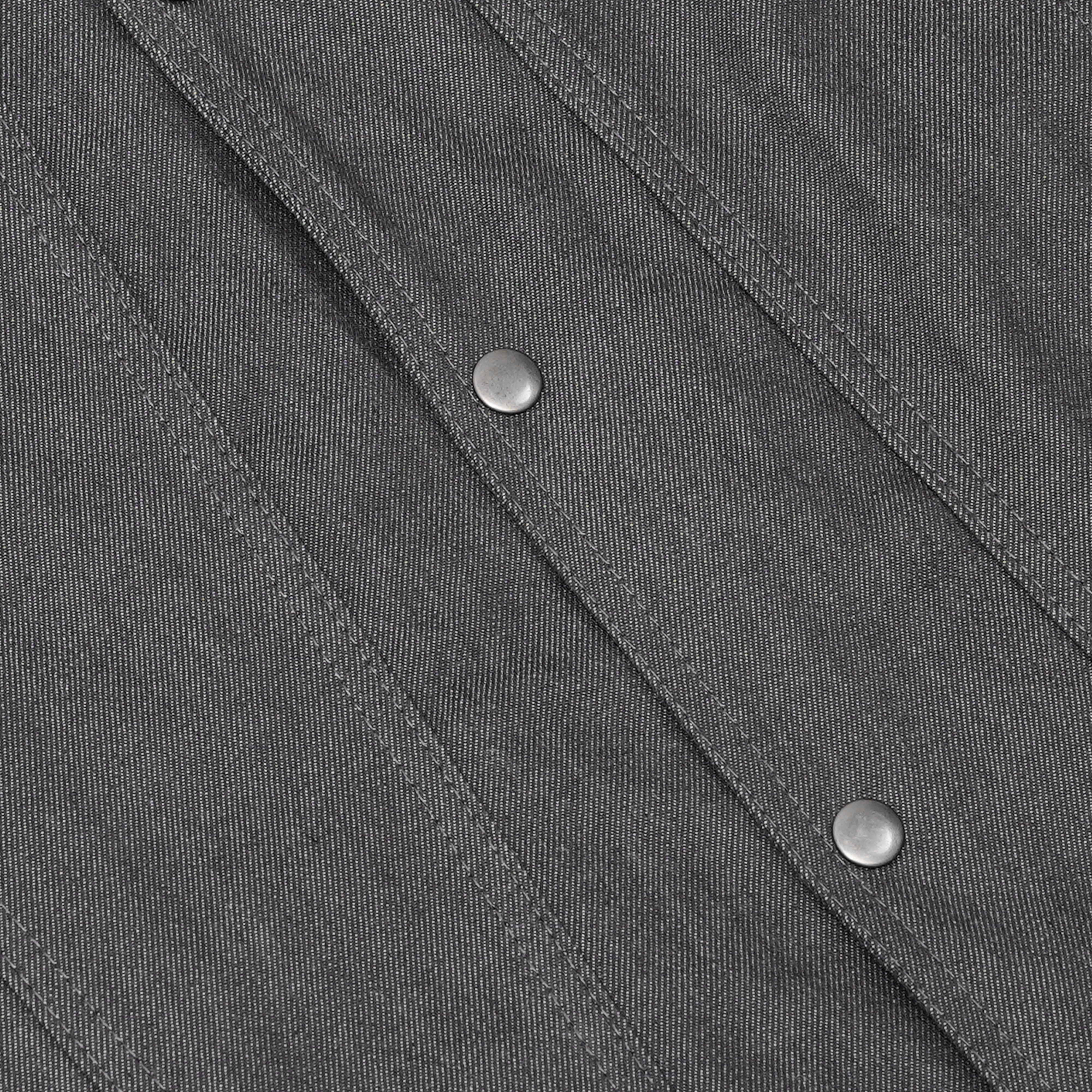 Stormcraft Men's Gray Denim Motorcycle Vest