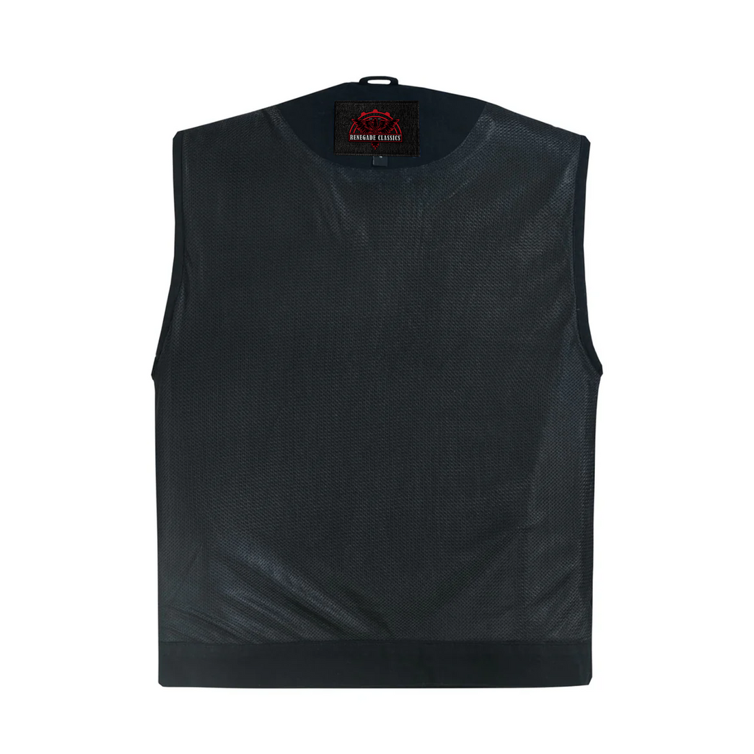Nightcore Mens Black Denim Motorcycle Vest