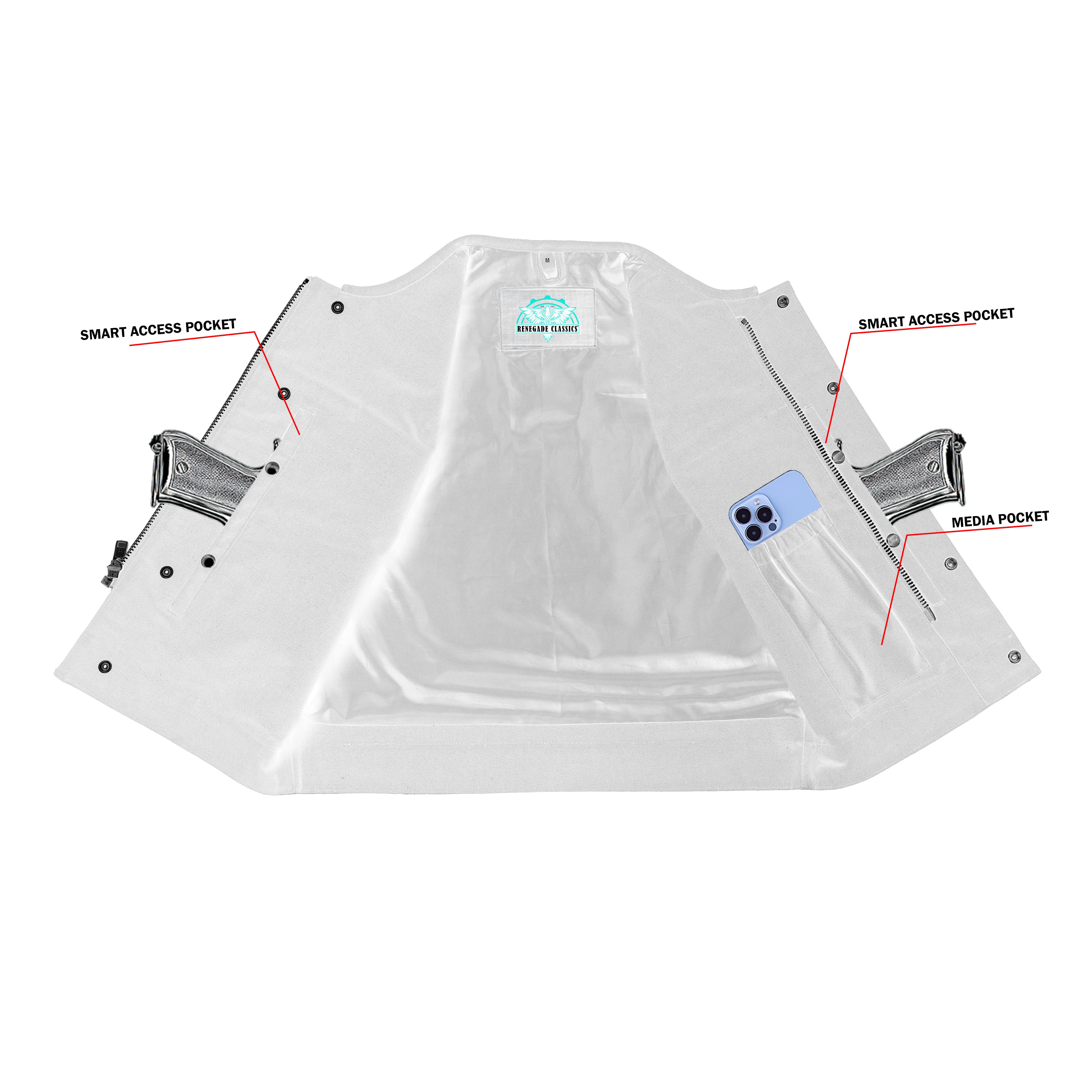 Tredson Menâ€™s Canvas Vest