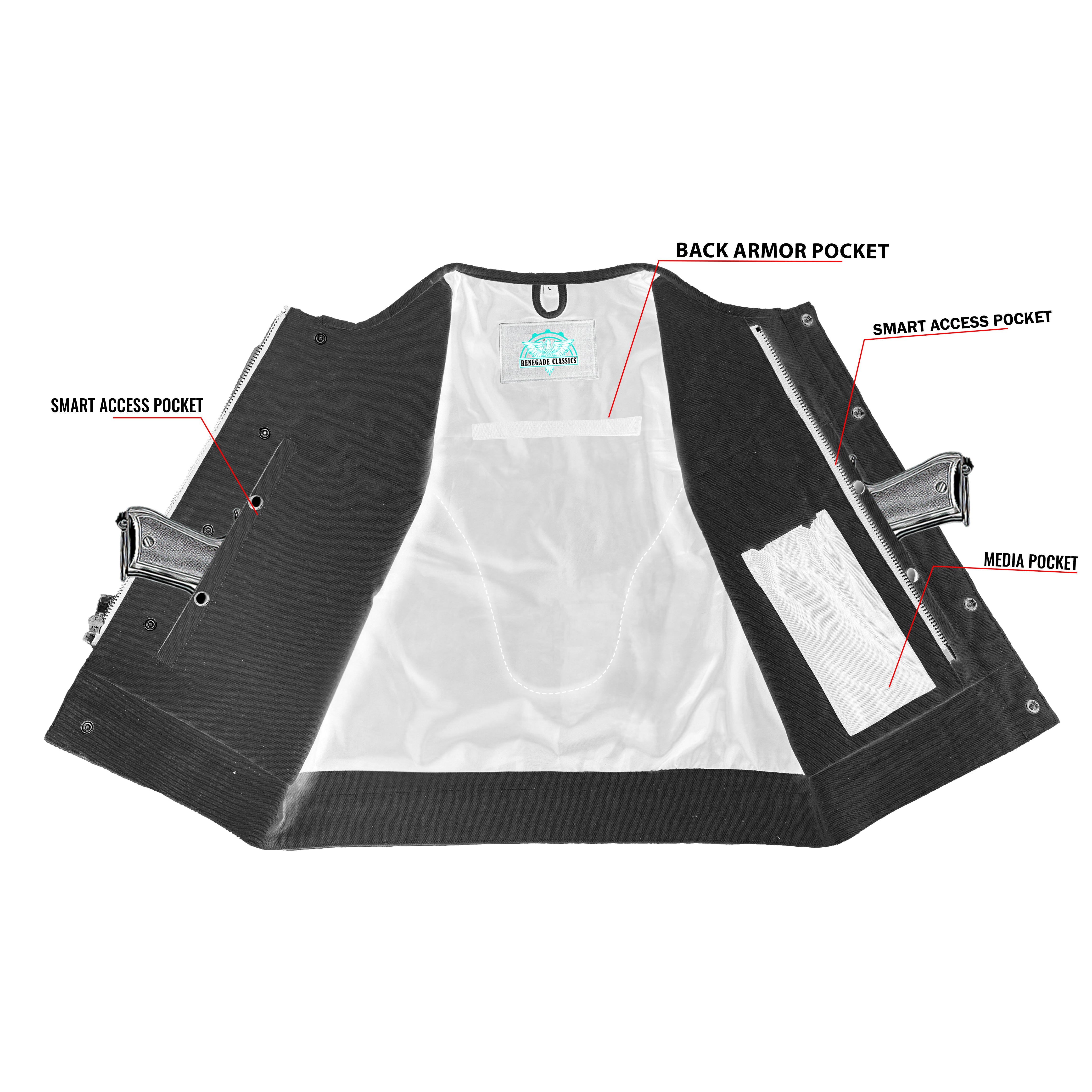 Rustmark Blaze Menâ€™s Canvas Vest