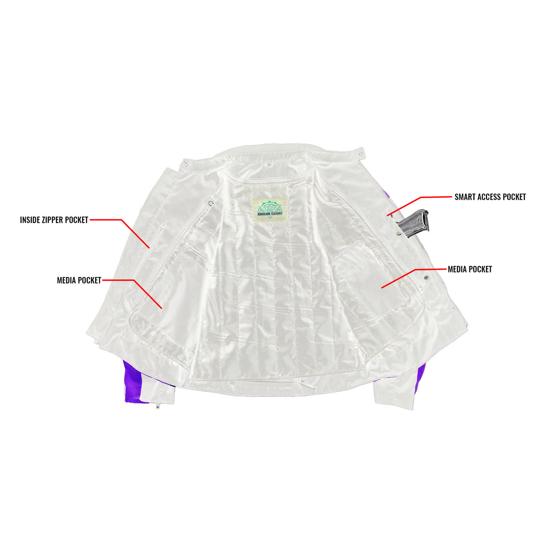 Performer Men's High-Vis Racer Mesh Jacket