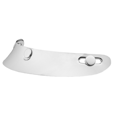Mini Scoop Visor- Chrome
