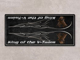Designed Pit Mat for Cruiser Motorcycle "King of the V-Twins" - MM732