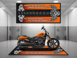 Motorcycle Mat for Motorcycle "The Sound of Power" - MM734