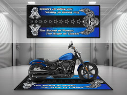 Motorcycle Mat for Motorcycle "The Sound of Power" - MM734