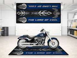 Motorcycle Mat For Cruiser Motorcycle "The Lord of Cool" - MM738