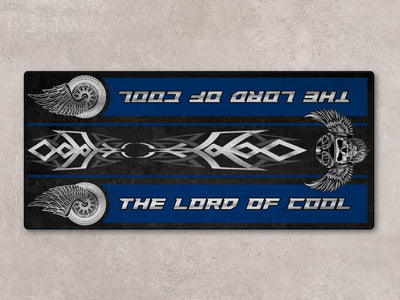 Motorcycle Mat For Cruiser Motorcycle "The Lord of Cool" - MM738