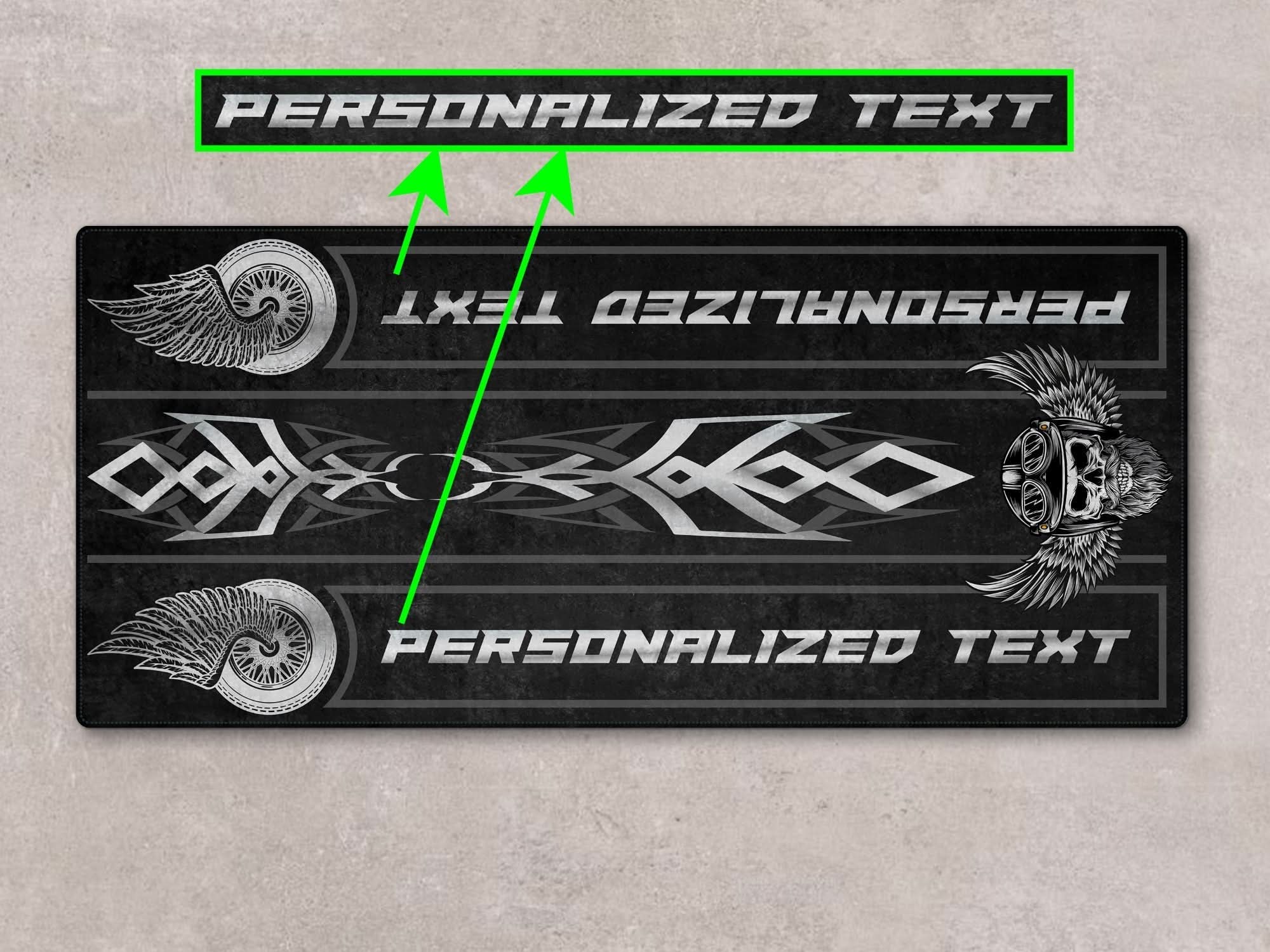 Motorcycle Mat For Cruiser Motorcycle "The Lord of Cool" - MM738