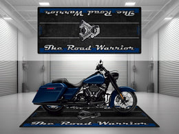 Motorcycle Mat for Touring Motorcycle "The Road Warrior" - MM7344