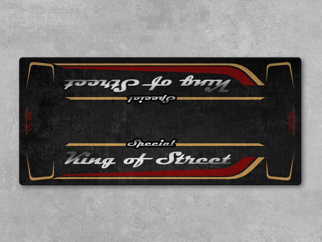 Motorcycle Mat for Cruiser Motorcycle "Special King of Street" - MM7345