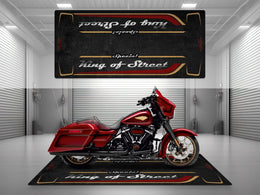 Motorcycle Mat for Cruiser Motorcycle "Special King of Street" - MM7345