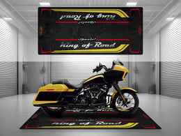 Motorcycle Mat for Cruiser Motorcycle "Special King of Road" - MM7346