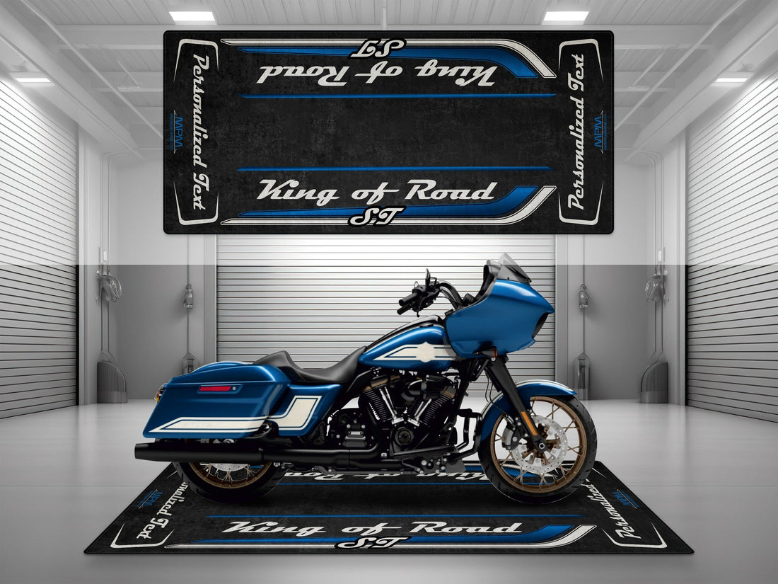 Motorcycle Mat for Cruiser Motorcycle "King of Road ST" - MM7347