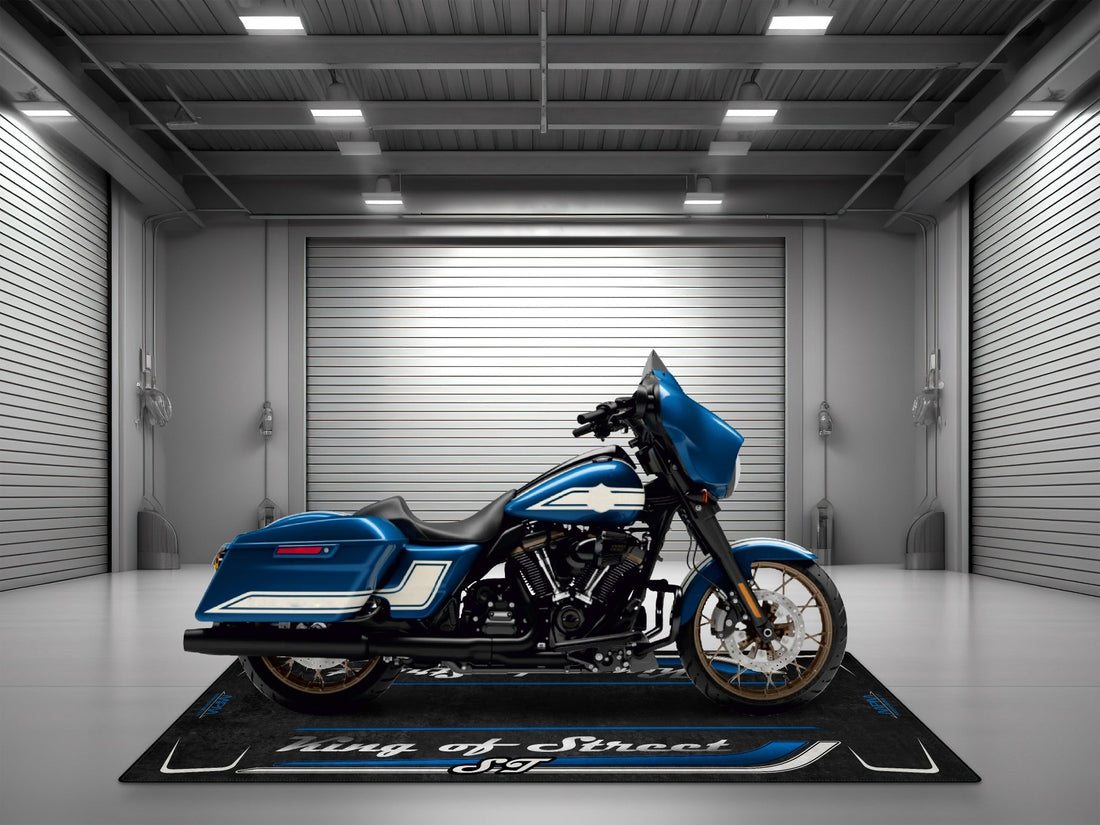 Motorcycle Mat for Cruiser Motorcycle "King of Street ST" - MM7348