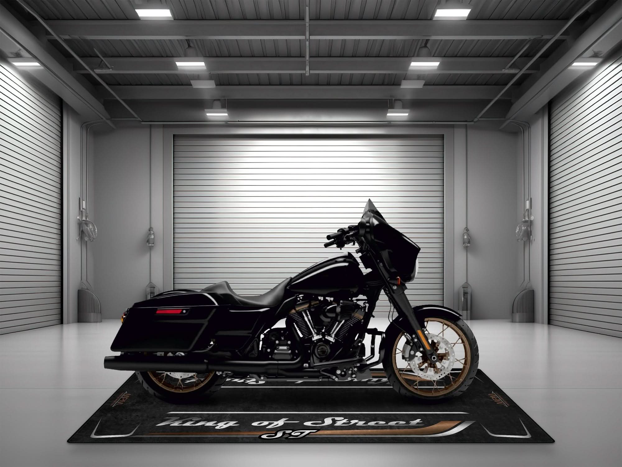 Motorcycle Mat for Cruiser Motorcycle "King of Street ST" - MM7348