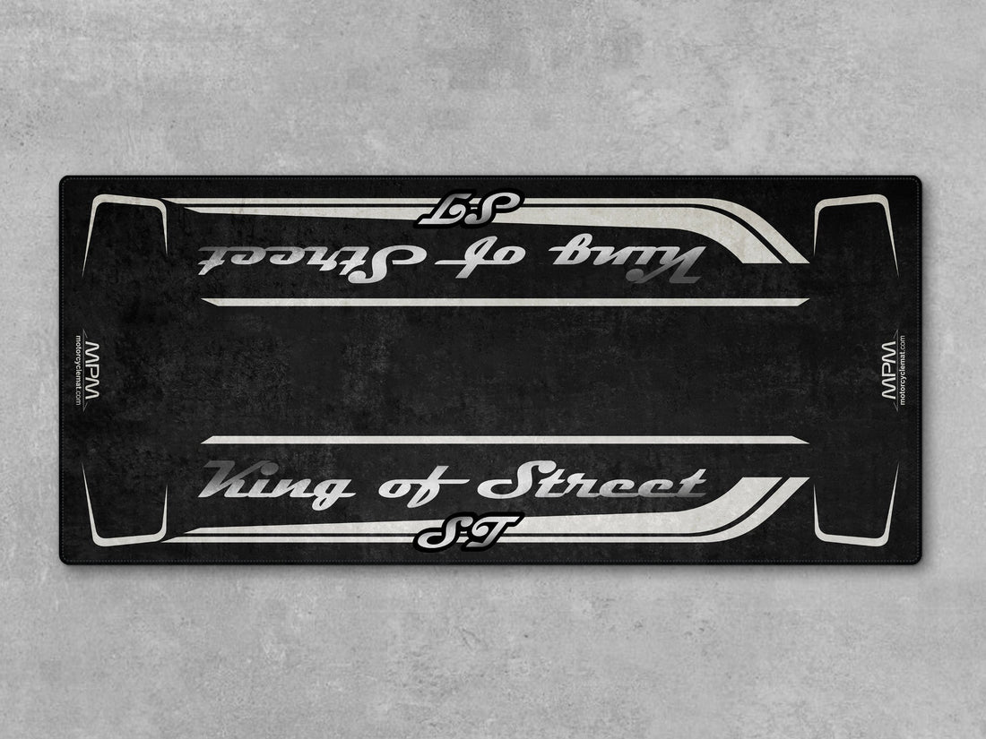 Motorcycle Mat for Cruiser Motorcycle "King of Street ST" - MM7348
