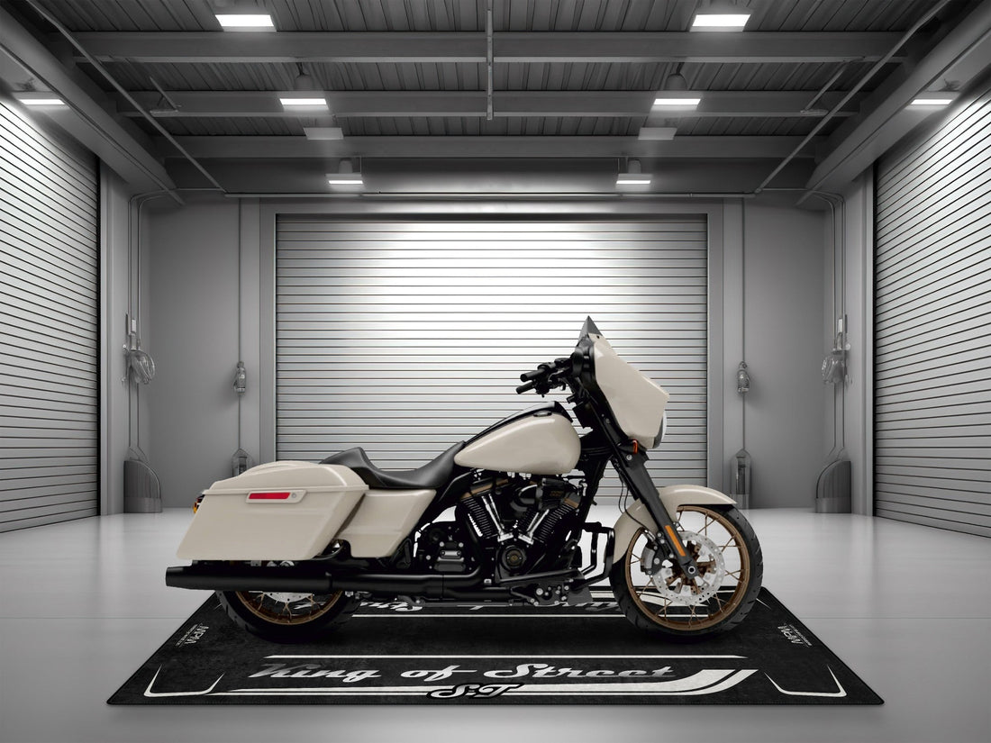 Motorcycle Mat for Cruiser Motorcycle "King of Street ST" - MM7348