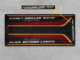 Motorcycle Mat for Special Cruiser Motorcycle "Glide Beyond Limits - King of Road" - MM7351