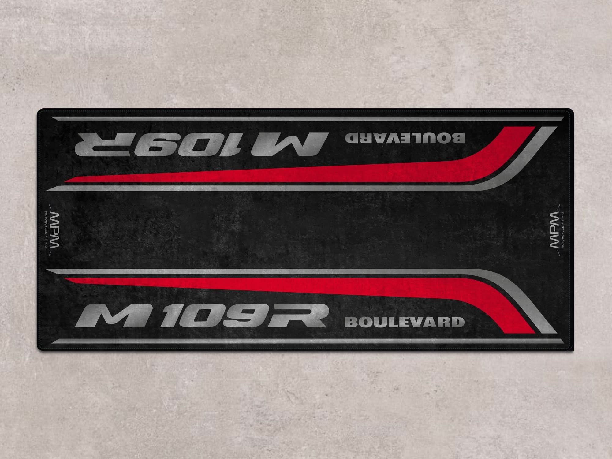 Designed Pit Mat for Suzuki Boulevard M19R Motorcycle - MM7366