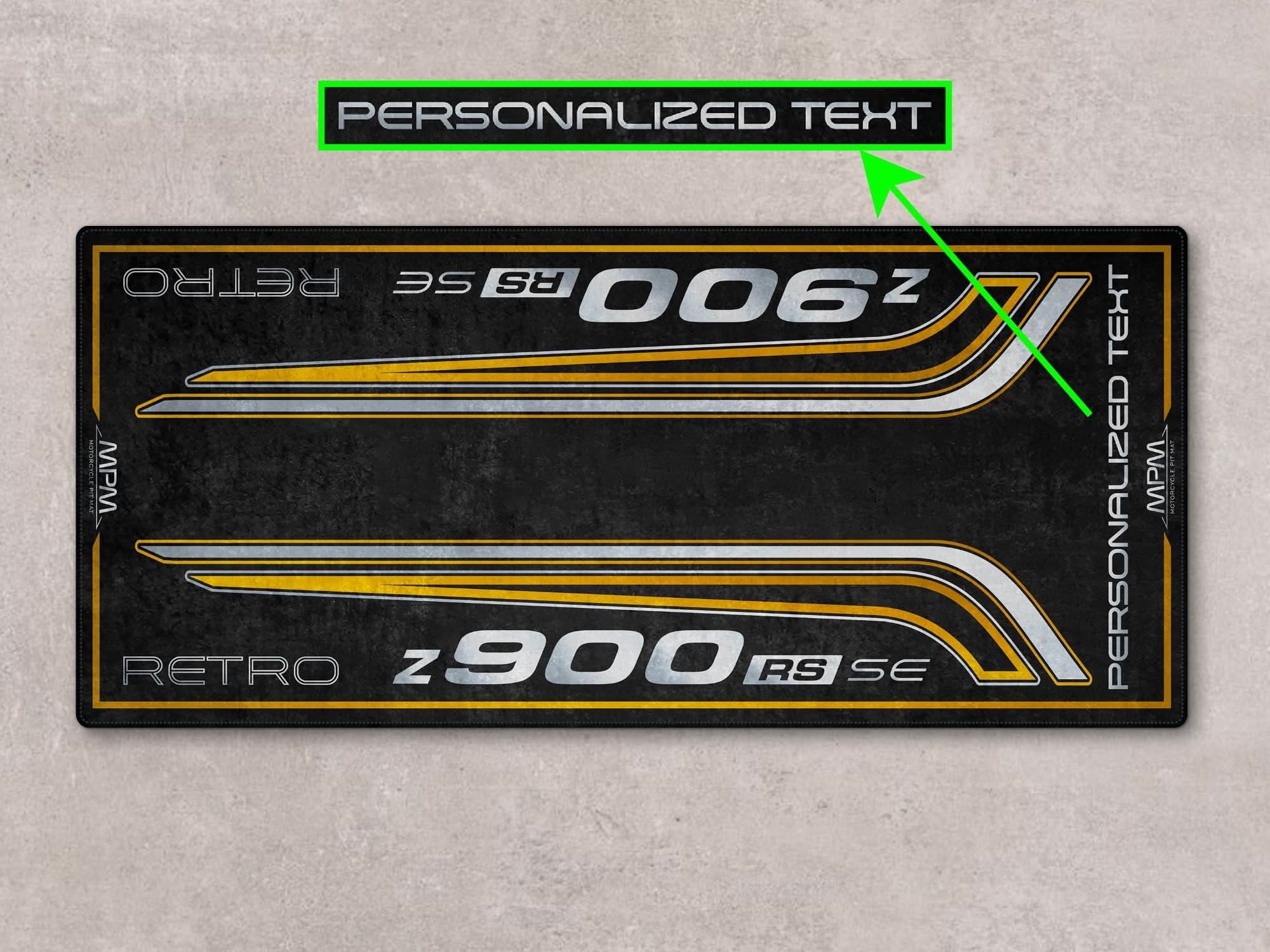 Designed Pit Mat for Kawasaki Z9RS SE Motorcycle - MM7417