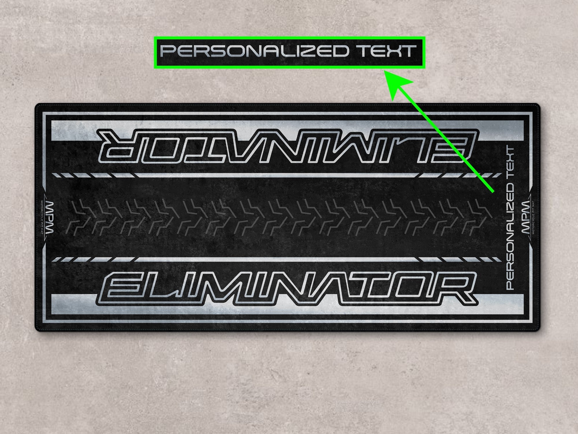 Designed Pit Mat for Kawasaki Eliminator Motorcycle - MM7422