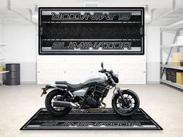 Designed Pit Mat for Kawasaki Eliminator Motorcycle - MM7422