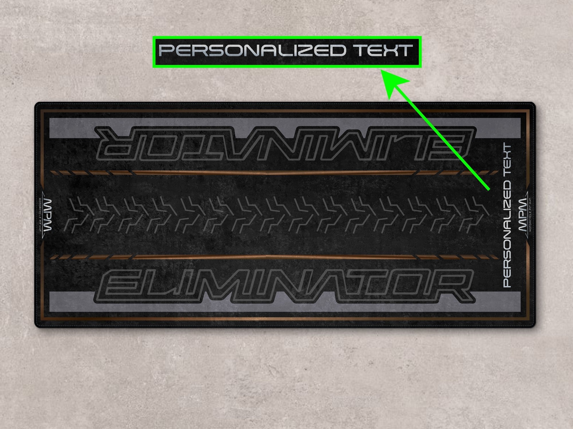 Designed Pit Mat for Kawasaki Eliminator Motorcycle - MM7422