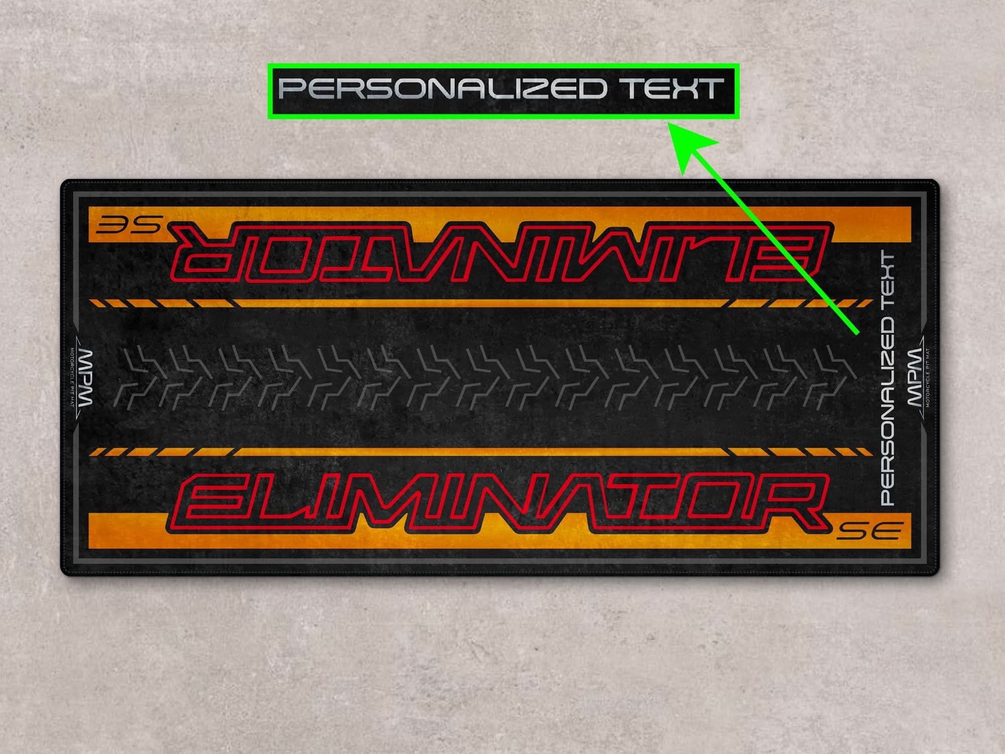 Designed Pit Mat for Kawasaki Eliminator SE Motorcycle - MM7423